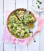 Ham and spinach pie