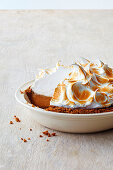 Sweet potato meringue pie