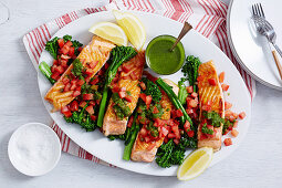 Grilled Fish with Tomato and Herbs