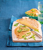 Minted Pea and Bacon Pockets