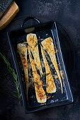 Parsnips with parmesan ovendish