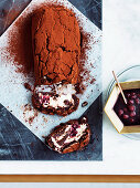 Black forest chocolate roulade