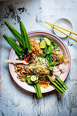 Coconut herbed rice bowl