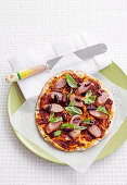 Barbecue Chilli Sausage Pizza