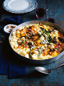 Pumpkin and sage baked gnocchi