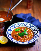 Harira - Lamb soup with chickpeas