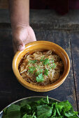 Phing fry (cabbage dish from Tibet)