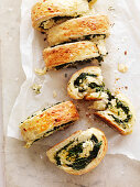 Spinach and Fetta Damper