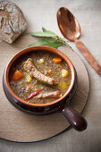 Linsensuppe aus Neapel (Italien)