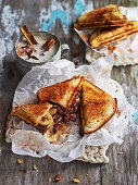 Banana, Chocolate and Almond Toastie