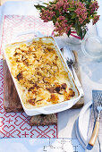 Potato gratin with anchovis