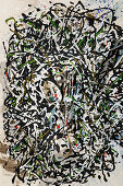 Food Art: Löffel und Gabel mit Dripping-Maltechnik (Inspired by Jackson Pollock)