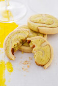 Vanille-Pistazien-Kekse mit Zimt