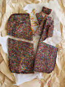 Chocolate Freckle Biscuit Bark