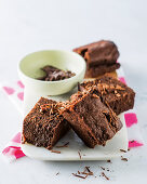 Rum and raisin brownies