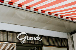 Facade of the Grande Café & Bar (Zurich, Switzerland)
