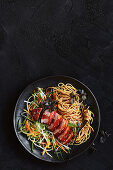 Char siu duck with noodles (China)