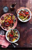 Roasted vegetables with lemon couscous (Morocco)
