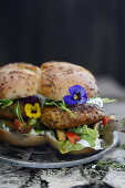 Wild boar ragout in a caraway roll