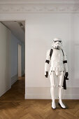 Stormtrooper figure in period apartment