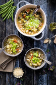 Vegetable soup with Pistou