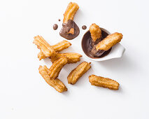 Churros (Frittierte Brandteigstäbchen, Spanien)