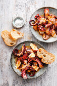 Pulpo a la gallega: Galician style octopus