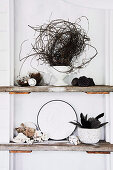 Vintage Christmas decoration with natural finds