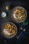 Mushroom Soup with Herbs