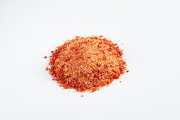 Homemade spice mixture: red paprika salt