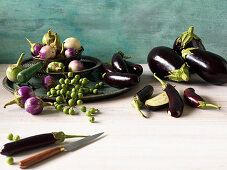 Variety of Eggplants