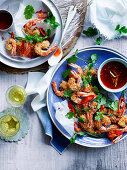 Crunchy Salt and Pepper Prawns with Sweet Chilli Syrup