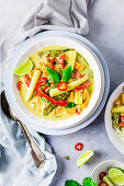 Vegan green thai curry