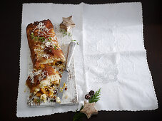 Butternut and goat’s cheese strudel