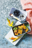 The diabetes friendly lunch box with frittata