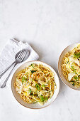 Fennel spaghetti with parmesan