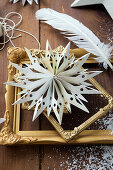 DIY paper stars as Christmas decorations