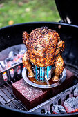 Beer can chicken