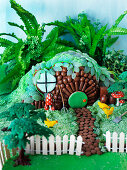 'Happy Hobbits Holiday House' cake