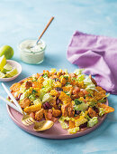 Hähnchen-Taco-Salat mit Mais