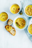 Curry butter potted shrimps
