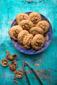 Vegan walnut cookies