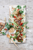 Salt and Pepper Tofu with Fennel Salad