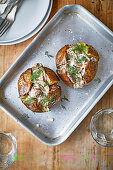 Mushroom jacket potatoes