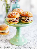 Easter sliders with chicken and colesalw