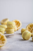 Zitronen-Macarons
