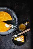 Semolina orange cake with yoghurt and orange syrup