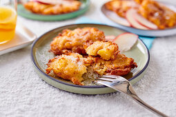 Matefaim with apples (apple pancake, France)