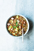 Lentil Stew with Sausages