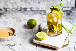 A classic caipirinha